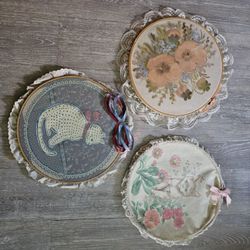#Vintage #Sewing #Hoop #Art #Decor 
