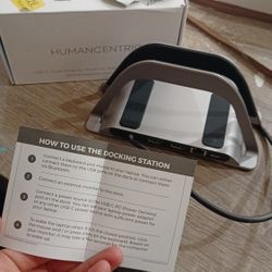 humancentric usb c dual docking station for macbook