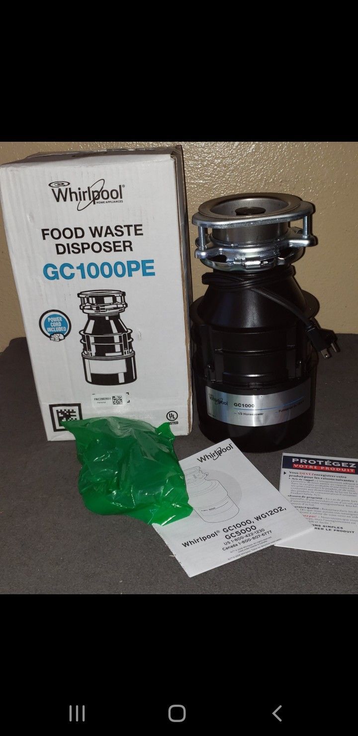 Garbage Disposal With Installation Included