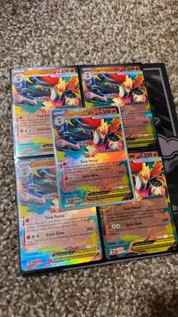 Mega Delphox EX Pokémon Cards Lot of 5
