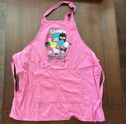 Sanrio Hello Kitty And Friends Pink Apron Cafe Universal Studios Hollywood