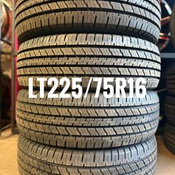 LT225/75R16 - HANKOOK - NEW - LT CARGO - NEW TIRE SET - CHRISTMAS SPECIAL 🎄