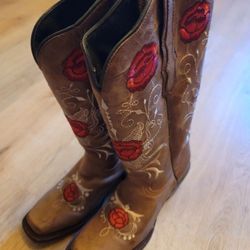 El General Women Western
Rodeo Boots Genuine Leather