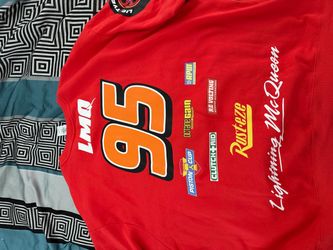 🔥 Disney Pixar Cars Lightning McQueen Rust-eze #95 Sweatshirt – 3XL 🔥