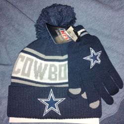 NFL Dallas Cowboys Hat & Glove Set! BRAND NEW! - $30 (43612)
NFL Dallas Cowboys Hat & Glove Set! BRAND NEW! 