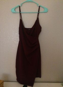 Burgundy dress- BRAND NEW-medium