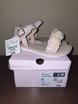 Girls Sandals With Velcro Strap Size 2