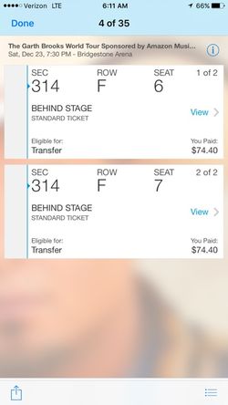 Garth brooks tickets