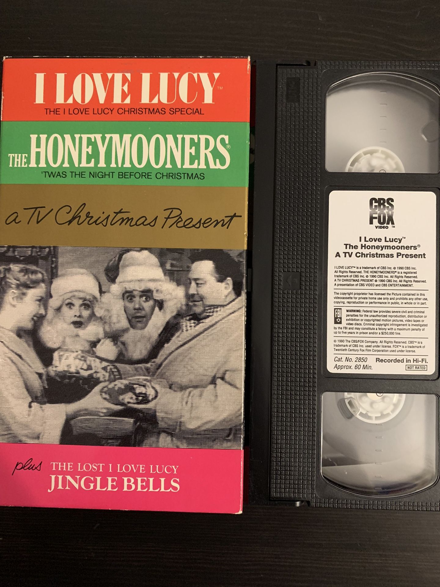 A TV Christmas Present: I LOVE LUCY/The HONEYMOONERS Christmas Specials (VHS)