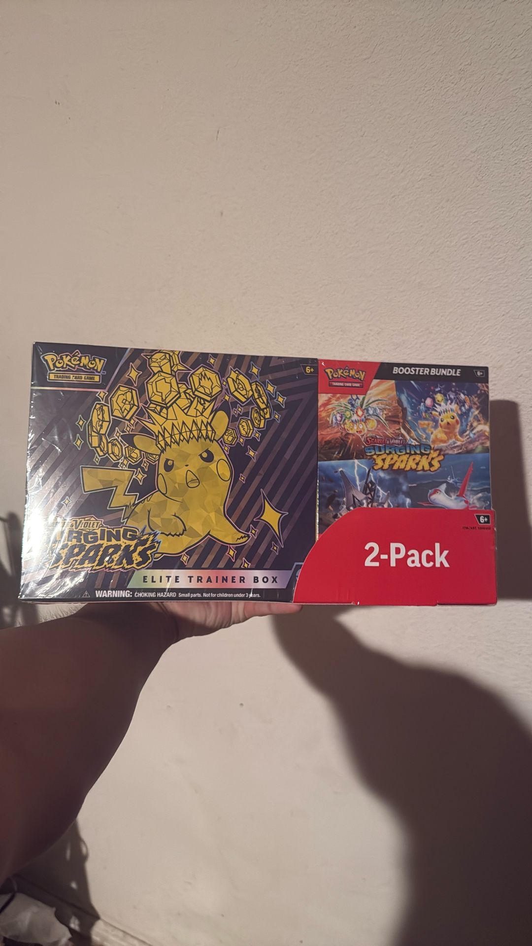 2 Pack Surging Sparks Pokemon Cards