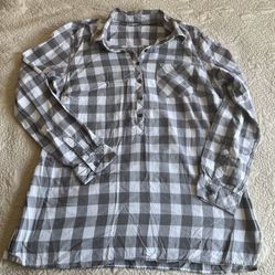 CROFT & BARROW PLAID SHIRT MEDIUM (A)