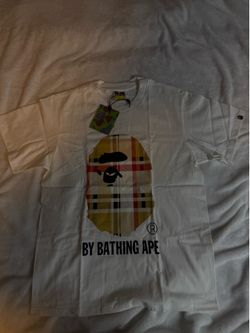White burberry bape tee