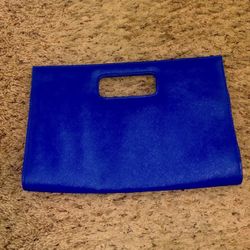 Royal blue clutch
