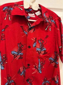 Spider-Man dress shirt  kids - Small 6/7