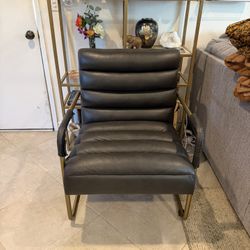 Faux Leather Chair By Ashley Hackley 
