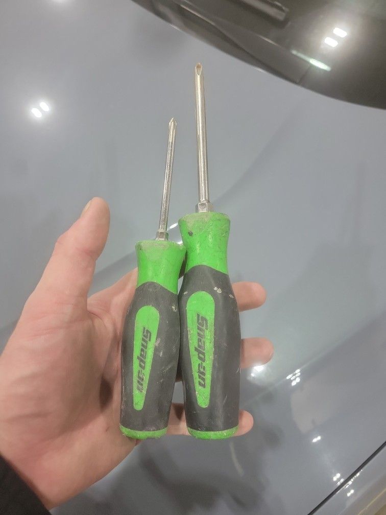 Snap On Number 1 And 2 Phillips Screwdrivers 