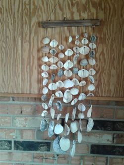 Natural real seashells chime