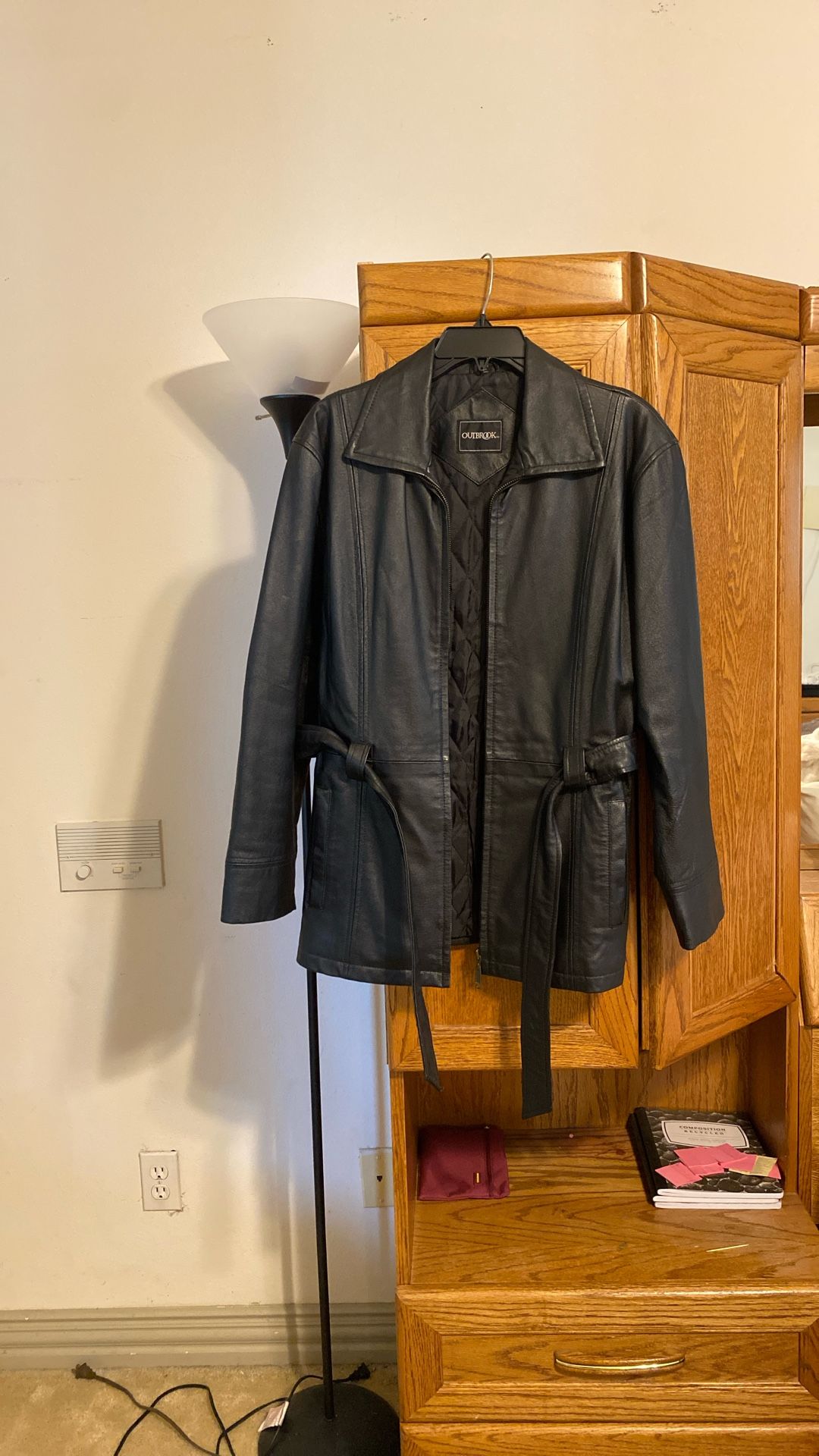 Medium or large woman’s leather jacket real leather