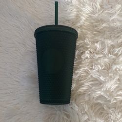 Matte Green Studded Starbucks Tumbler 2022