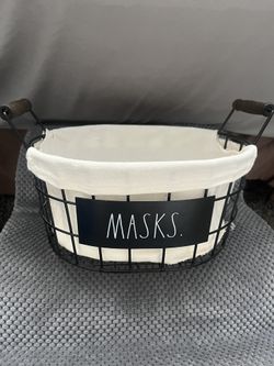 Rae Dunn Mask Basket