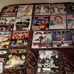 $50 Various Rock Mags 18 Count Total(Tool, Green Day, Oasis, Korn,Beastie's,Smashing Pumps,Rage, Marilyn Manson.
