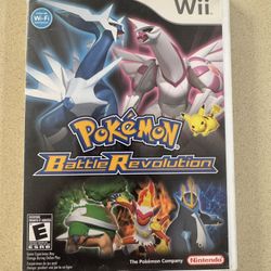  Pokémon Battle Revolution (Nintendo Wii, 2007) - Complete with Case & Disc