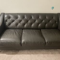 Sofa Leather Couches 2 Set
