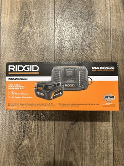 Ridgid 4ah Max Output Battery And Charger Kit