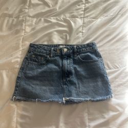 Pacsun Jean Mini Skirt