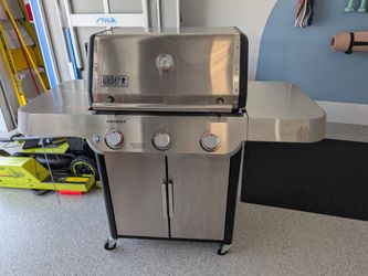 Weber Genesis S-315 + grill cover + tank