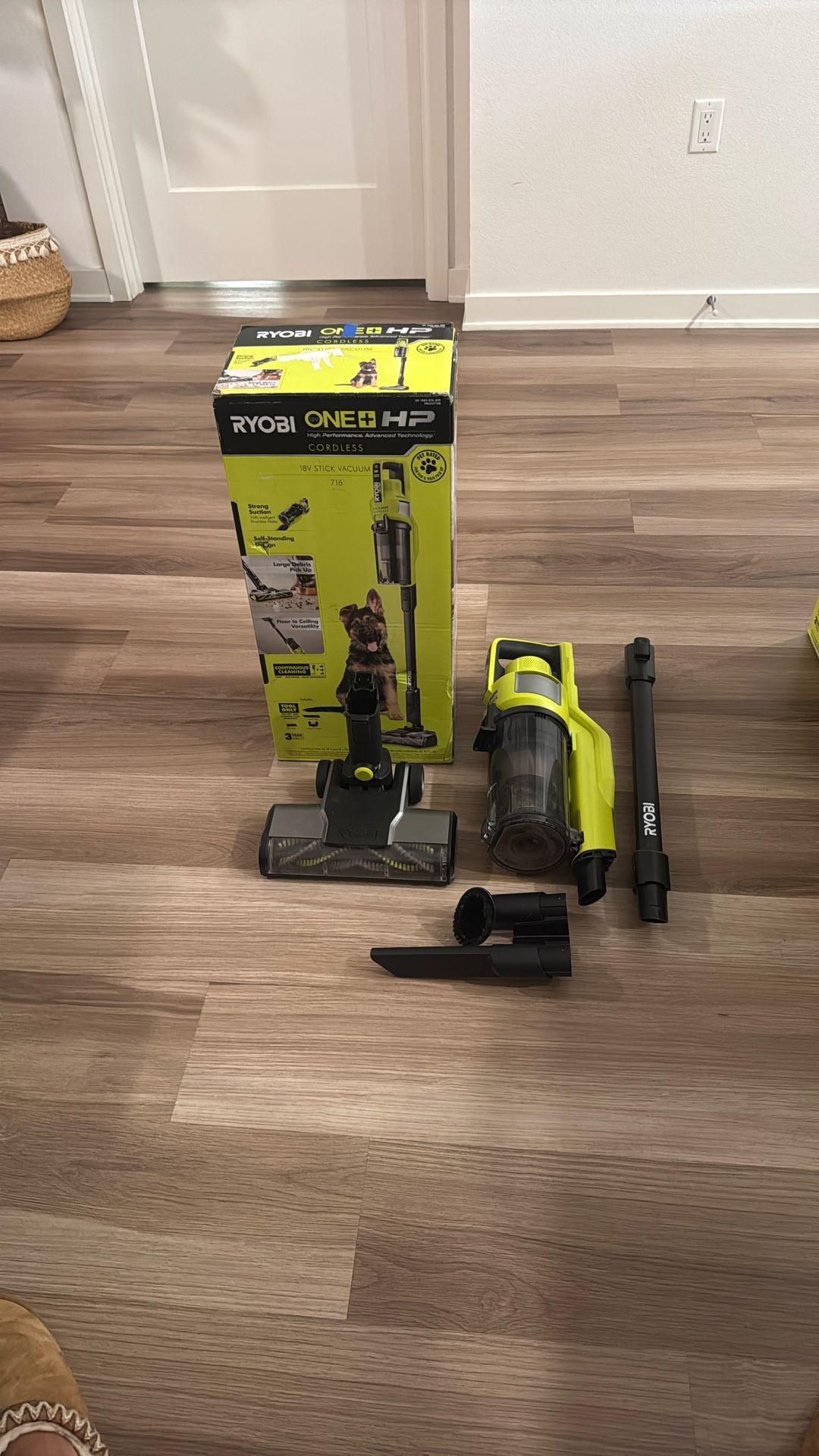 RYOBI ONE+ HP 18V Cordless Pet Stick Vacuum Cleaner (Tool Only)