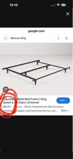 New in box Heavy Duty Adjustable Metal Bed Frame | All Sizes King queen full twin Adjustable Metal Bed Frame