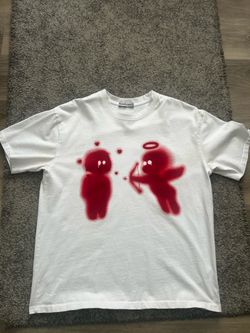 Red and white cupid shirt