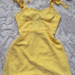 Forever 21 Yellow Dress