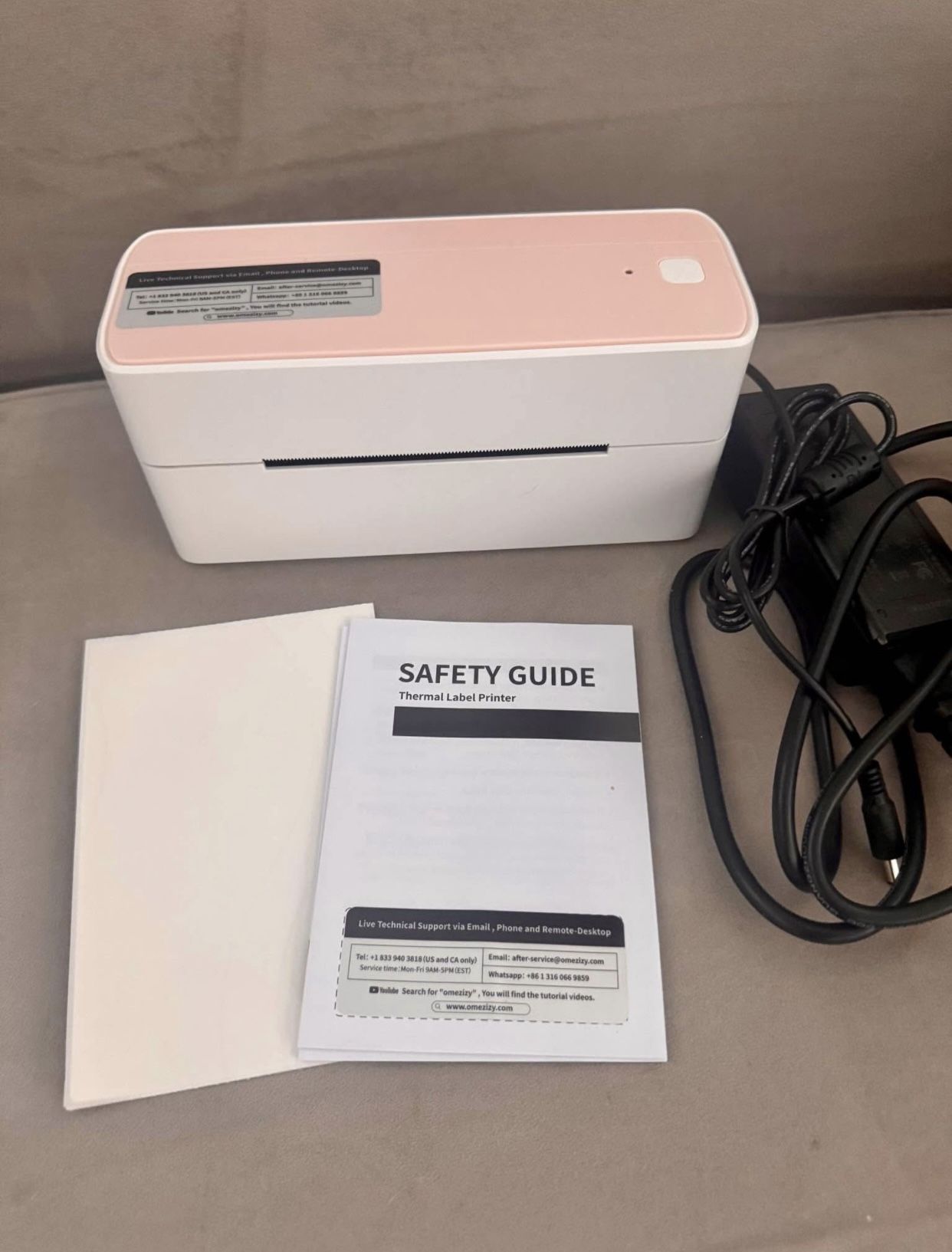 Thermal Shipping Label Printer (Paper Included) 