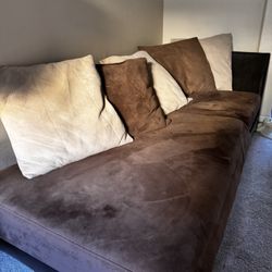 Sofa Sectional Brown And Tan