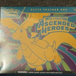 POKEMON ASCENDED HEROES ELITE TRAINER BOX ETB $110