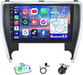 New And Well Packaged Car Radio for Toyota Camry 2015-2017: 10 Inch HD Touchscreen Stereo Replacement with Wireless Carplay Android Auto 5GWiFi GPS Bl