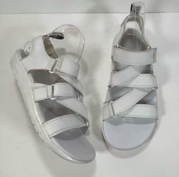 Dr. Martens Redfin White Leather Strappy Sandals Women Size 9
