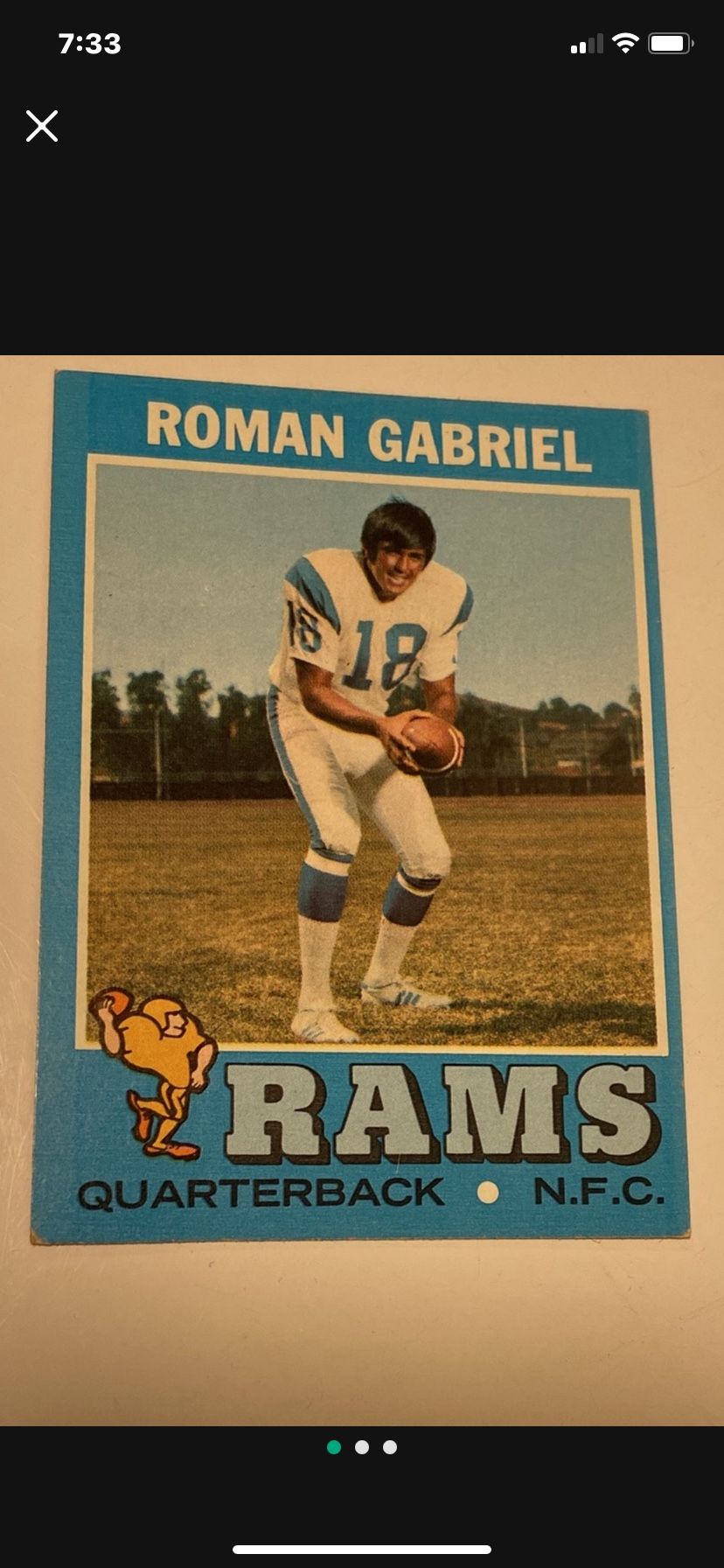 Roman Gabriel Topps #230