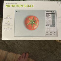 Kitchen Gurus Perfect Portions Nutrition Scale 2000 Built In Facts Meal Prep Meal Planning