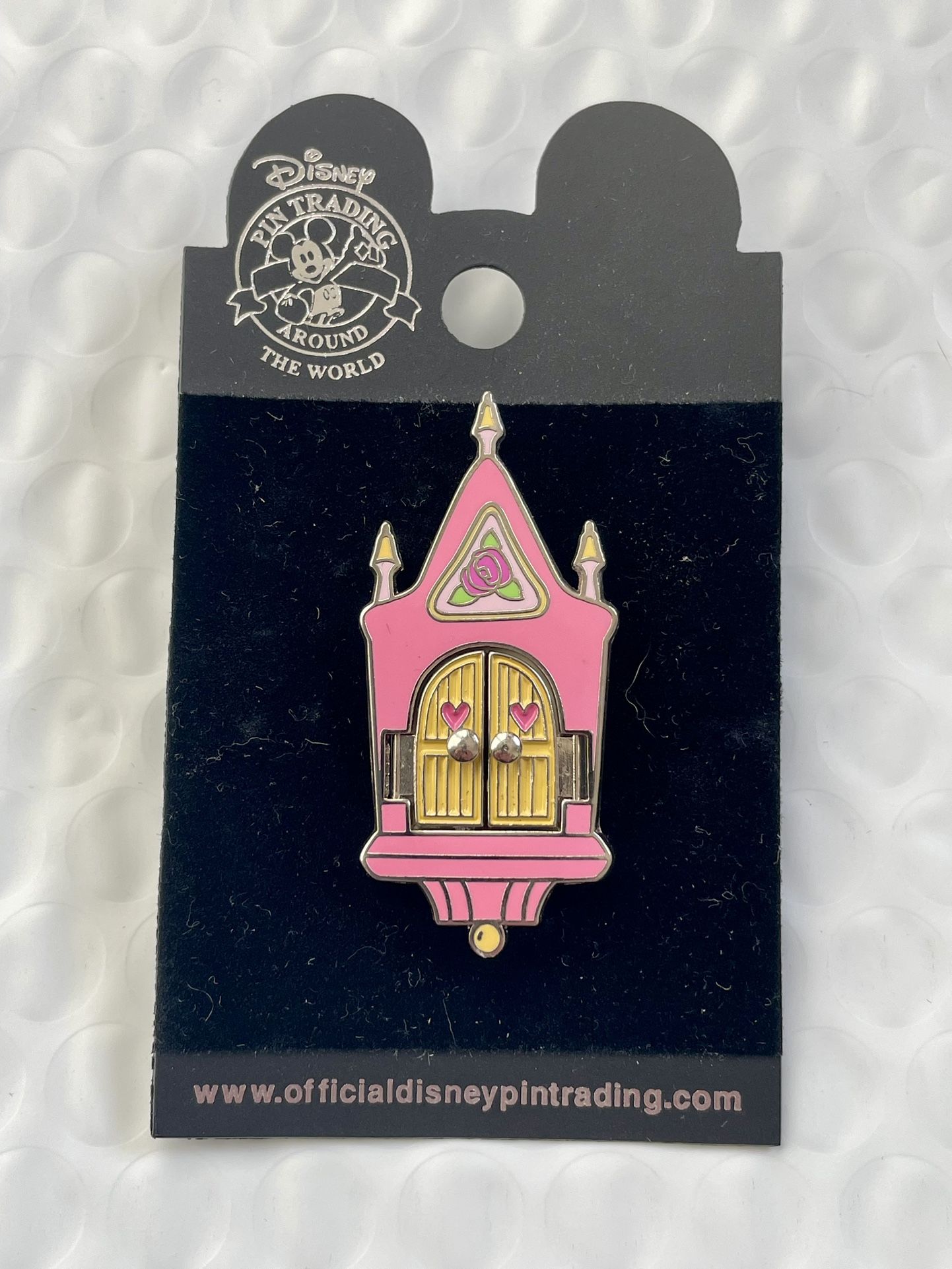2002 Belle Disney Pin - Princess Windows - Hinged - Beauty and the Beast