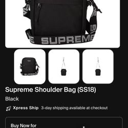 Supreme Shoulder Bag (SS18)