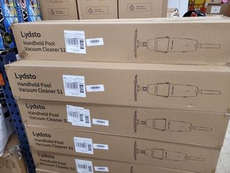 Lydsto Handheld Pool Vacuum w Telescopic Pole, Rechargeable, Strong Suction