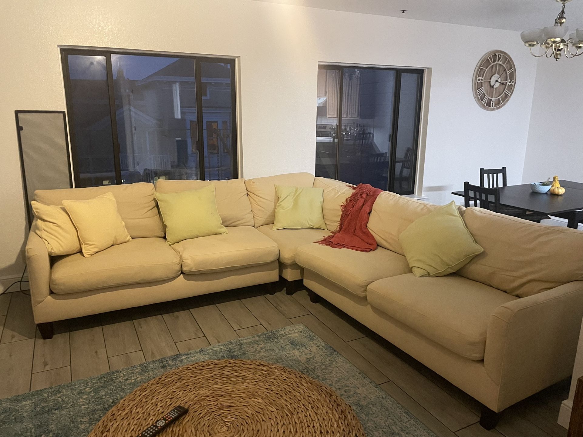 Robb & Stucky 3 Piece Sectional / Sleeper