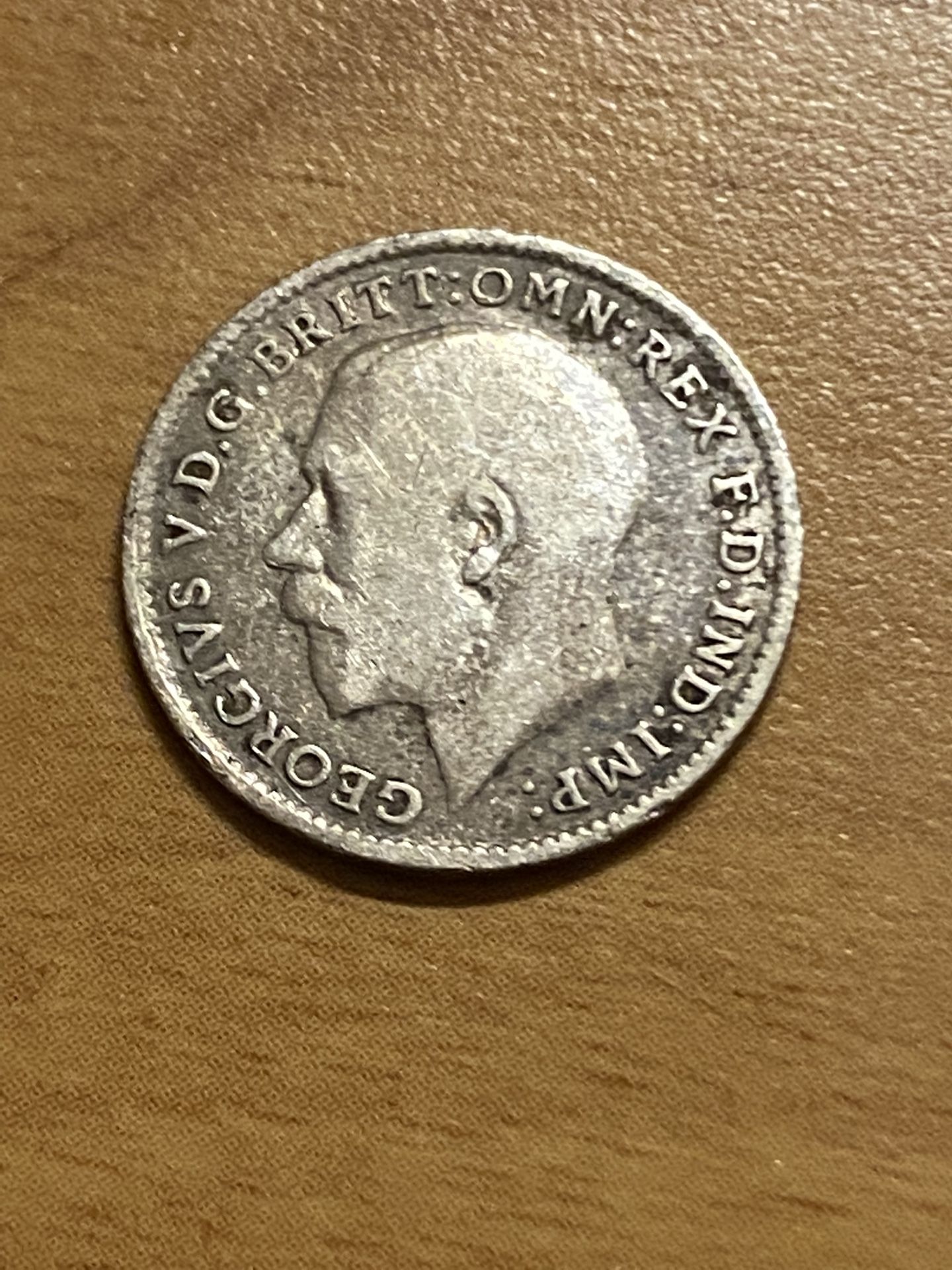 1915 British Empire 3 Pence