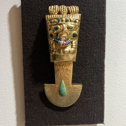 Reproduction Tumi or Ceremonial Knife in the Shape of Naylamp Wall Decor 