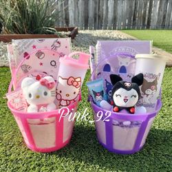 HELLO KITTY or KUROMI EASTER GIFT BASKET🐇