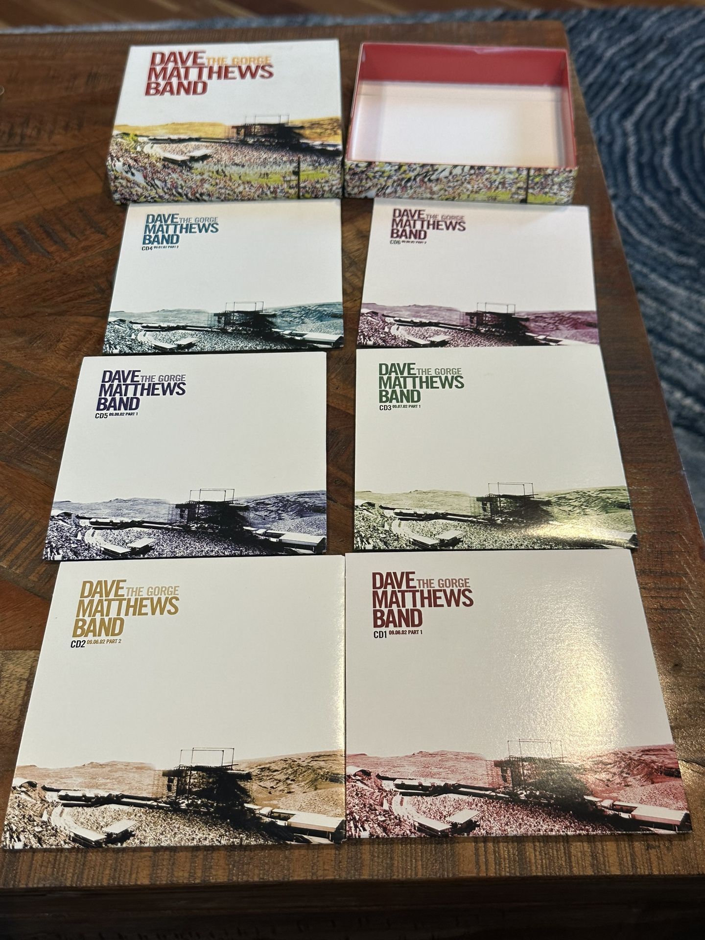 Dave Matthews Band The Gorge Complete 6 CD Box Set Rare OOP