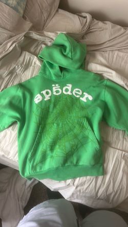 Green spider hoodie